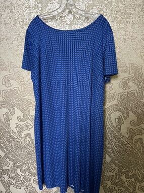 Talbots Blue Sheath Dress Size 2XP